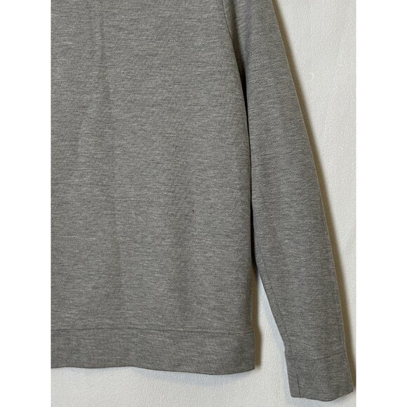 Vineyard Vines 1/4 Zip Pullover Boys Sz L(16) Gray Pima Cotton Mock Neck L/S - Picture 8 of 15